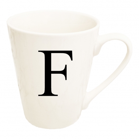 Letter Mug - F