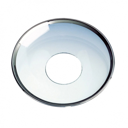 Ljusmanschett clear Silverkant 65mm, 6-pack