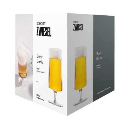 Beer Glass Basic Craft Pilsner 50cl, 4-pack