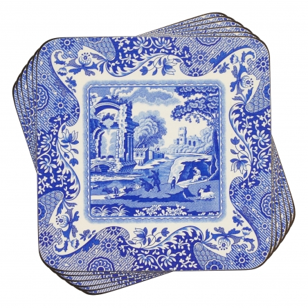 Blue Italian Untersetzer, 6-Pack