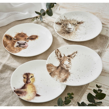 Plates Hare & Duckling, Ø 16,5cm