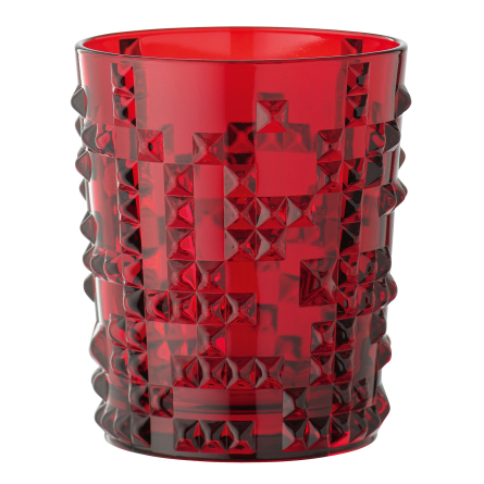 Punk Tumbler Glass 34cl, Ruby
