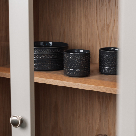 Service C Tumbler Glas Antracit 26cl, 4-pak