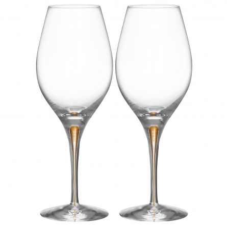 Intermezzo Gold Wine Glass Balance 44cl, 2-pack