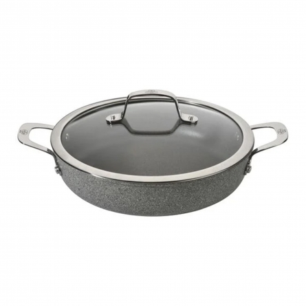 Serving pan with lid 24 cm, Aluminum