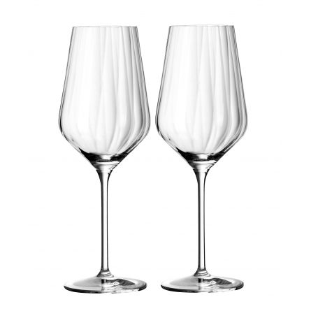 White Wine Glass Sternschliff 38cl, 2-pack