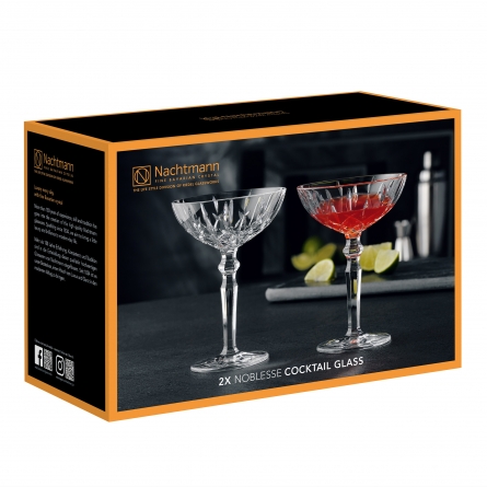Noblesse Champagne coupe glass 18cl, 2-Pack