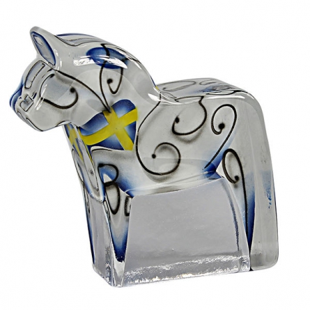 Dalecarlia Horse blue-yellow