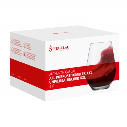 Authentis Casual Tumbler Glass 63cl, 4-pack