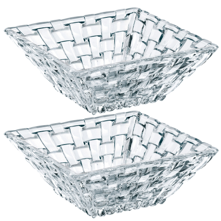 Bossa Nova Square Bowl, 2-pack