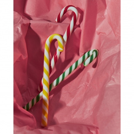 Polka Candy Cane Vit/Röd, 17cm