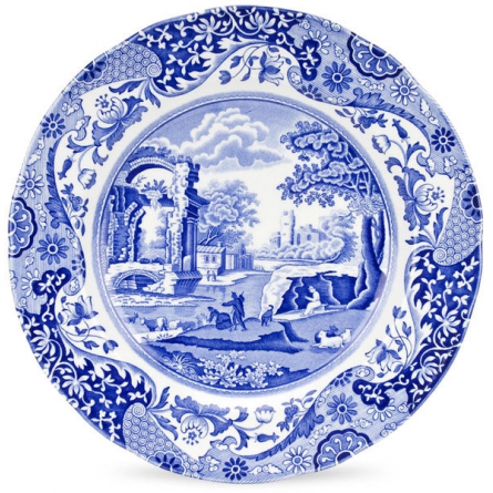 Blue Italian Plate, Ø 27cm
