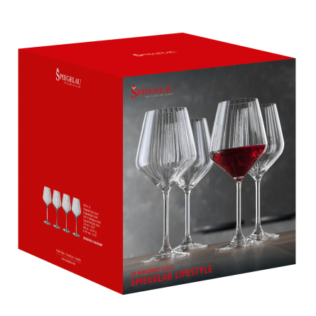 LifeStyle Vinglas Burgundy 64cl, 4-pack