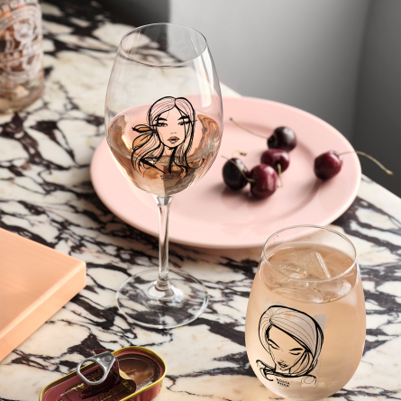 All About You Wine Glass Wait For Her 52cl, 2-Pack