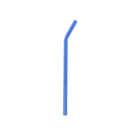 Glasspipe Straw Blue, 12-pack