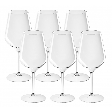 Plastic glass Wine/Cocktail 47cl, 6-pack