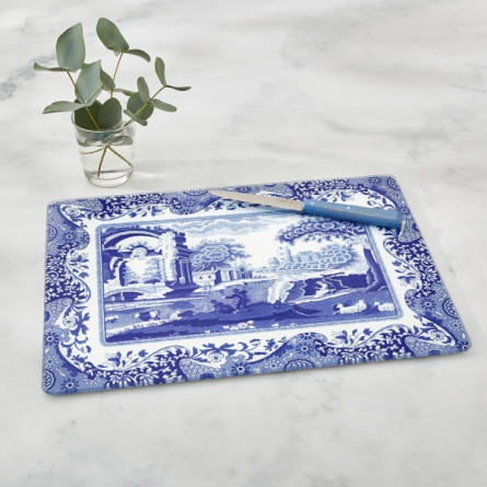 Blue Italian Bordstablett 30,5x23cm 6-pack