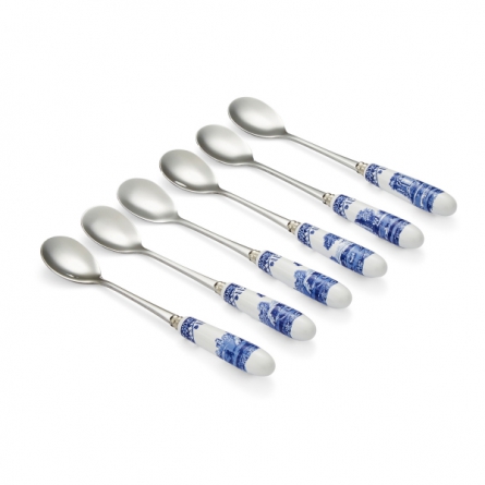 Blue Italian Teaspoon 15cm, 6-pack