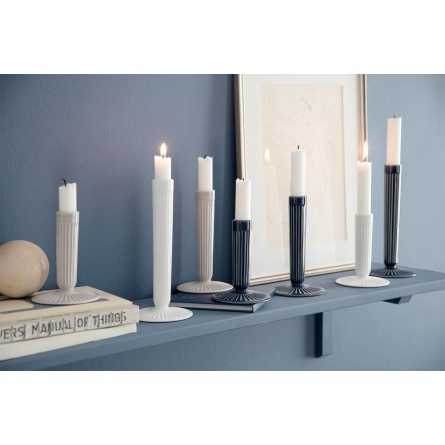 Hammershøi Candlestick 16cm, White