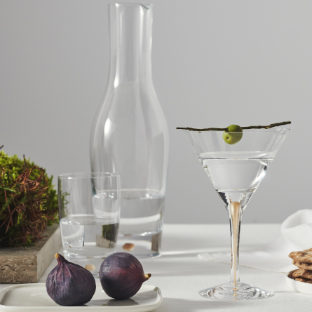 Intermezzo Gold Martini Glass 25cl, 2-pack