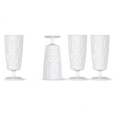Picnic Glass High White 21cl, 4-pack