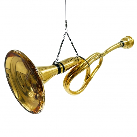 Armstrong Blues Glass Trumpet Loop, Unique