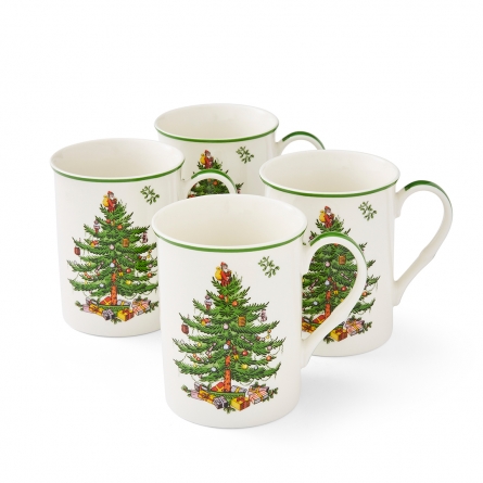 Christmas Tree Mug 22cl, 4-pack