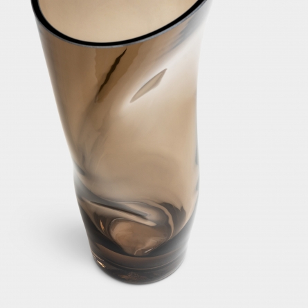 Squeeze Vase Smokey Brown, 34cm