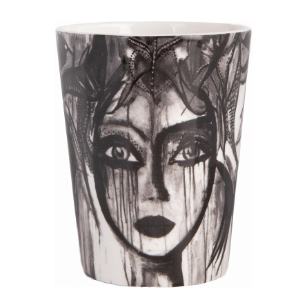 Slice of Life Mug Black/White, 35cl