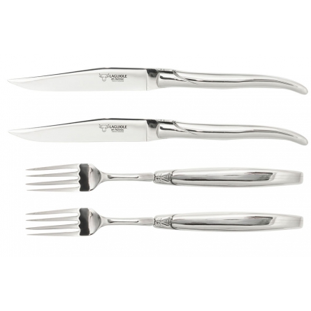 Cutlery Set 4 Pieces Stainless, Bright