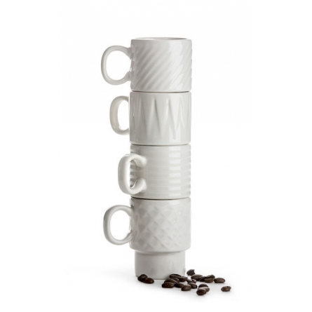 Coffee & More Espressomugg 10cl, 4-pack