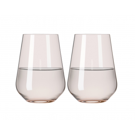 Peach Fjordlicht Water glass 54cl, 2-pack