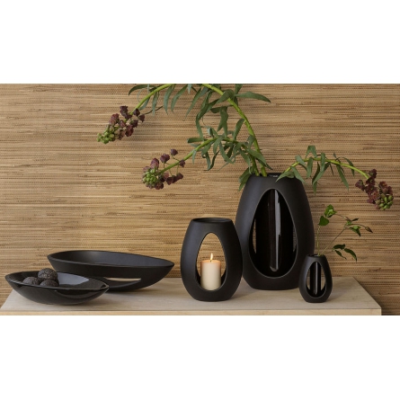 Kokong Candlestick H12,5 Black