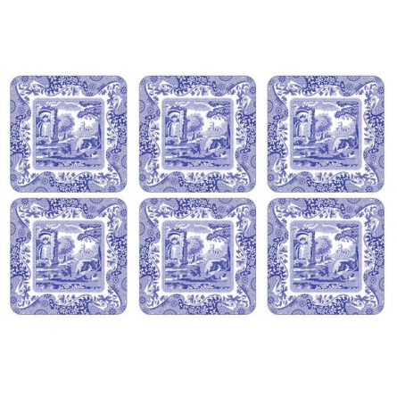 Blue Italian Coasters 6-Pack