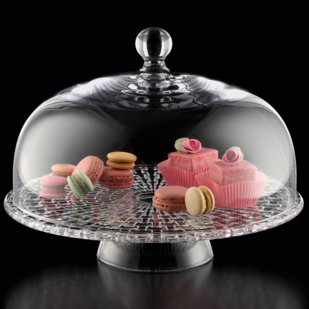 Bossa Nova Cake Plate & Lid