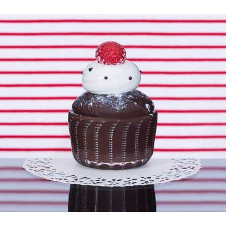 Cupcake Raspberry H 12.5cm