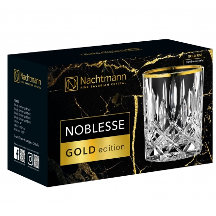 Noblesse Tumbler Goldrim 29,5cl, 2-pack