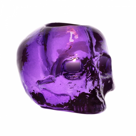 Still Life Skull votive Lilac