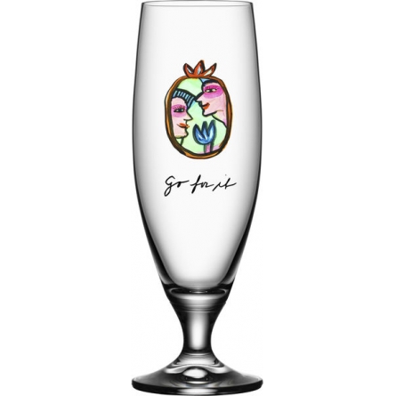Friendship Beer Glass Go for it, 50cl