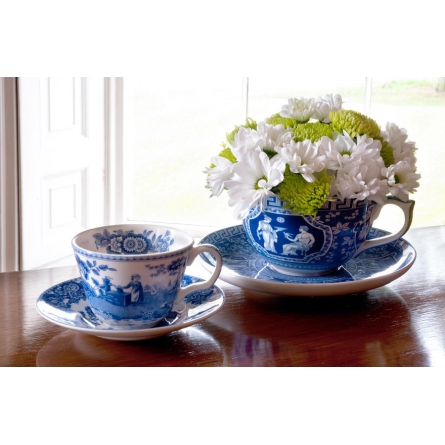 Blue Room Mugg, blau Rose 25cl