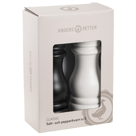 Classic Salt- och Pepparkvarn, 2-pack