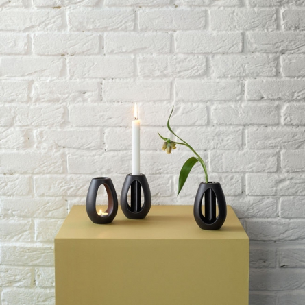 Kokong Candlestick H12,5 Black