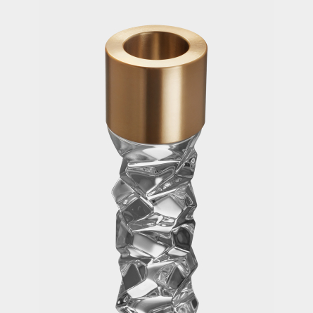 Carat Candlestick Brass, 18cm