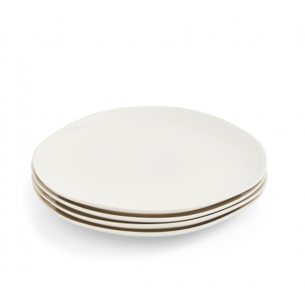 Arbor Cream Dinner Plate 28cm, 4-pack