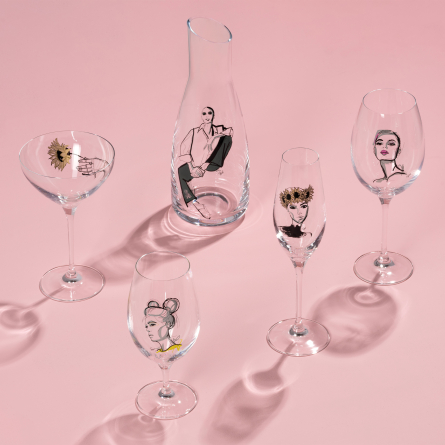 All About You Beer Glass Cheers To You 40cl, 2-pack