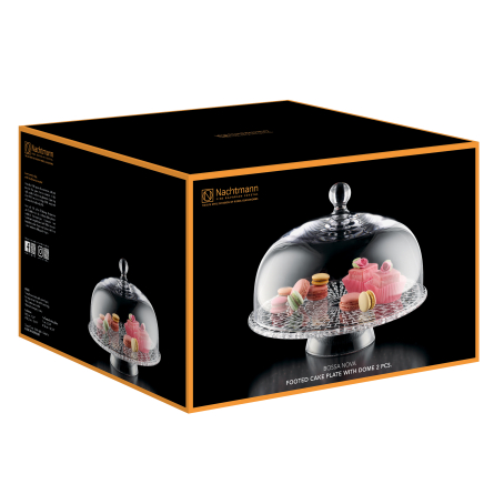 Bossa Nova Cake Plate & Lid
