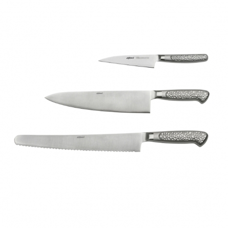 3-set knives shell 11cm, chef 20cm, bread knife 25cm