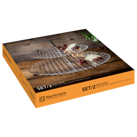 Bossa Nova 2-Tiered Cake Dish