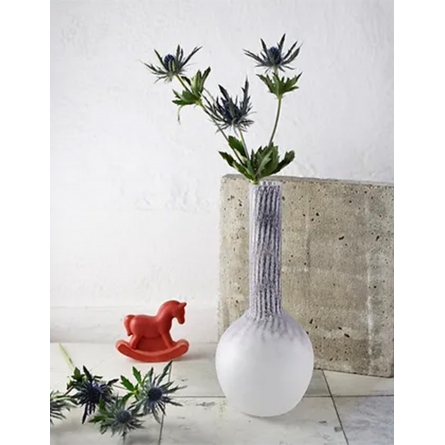 Othello Vas Vit, H 24cm