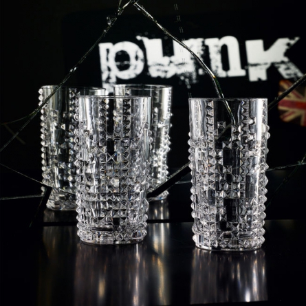 Punk Longdrink glass 39cl 4-pack